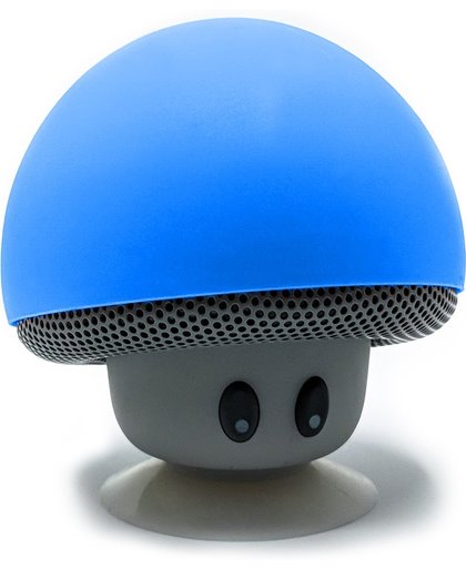Bluetooth speaker | Spatwater dicht | Portable | Draadloos | Mini box | USB oplaadbaar | Met microfoon en zuignap | Blauw