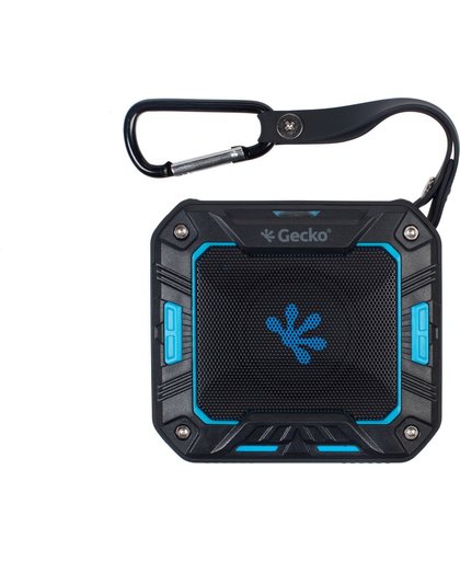 Gecko - Waterproof Bluetooth Speaker Square - Zwart