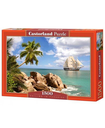 Castorland legpuzzel Sailing in Paradise 1500 stukjes