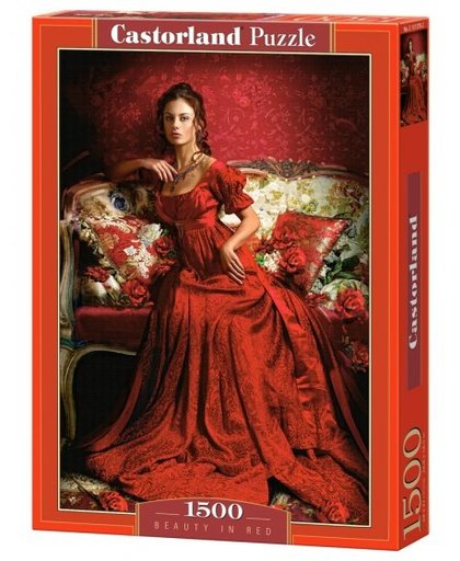 Castorland legpuzzel Beauty in Red 1500 stukjes