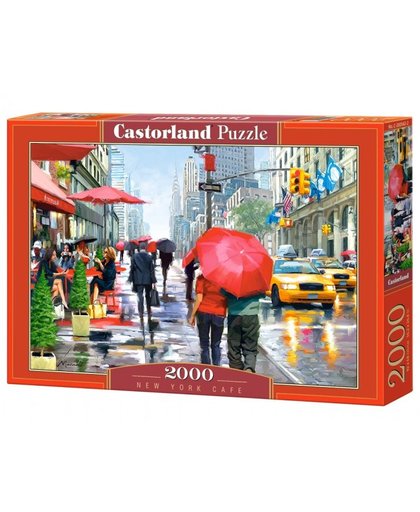 Castorland legpuzzel New York Cafe 2000 stukjes