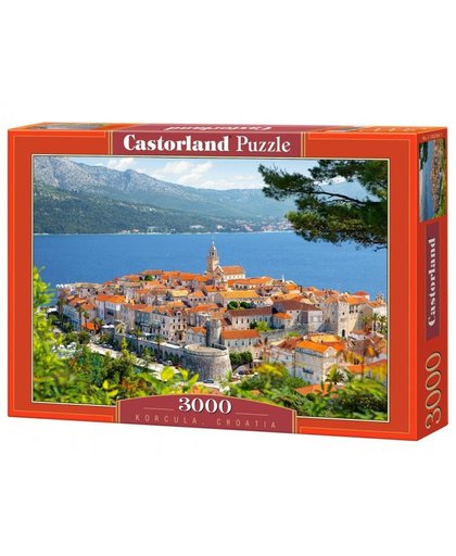 Castorland legpuzzel Korcula, Croatia 3000 stukjes