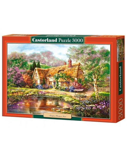 Castorland legpuzzel Twilight at Woodgreen Pond 3000 stukjes