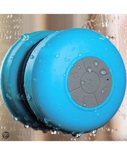 Waterproof bluetooth speaker blauw