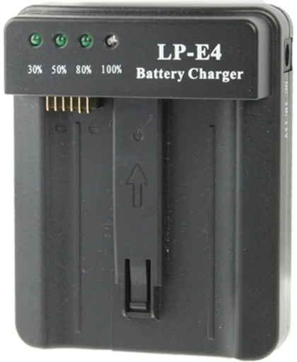 LP-E4 Battery Charger voor Canon EOS 1DS Mark III / 1D Mark III 4 / Mark IV / LC-E4(zwart)