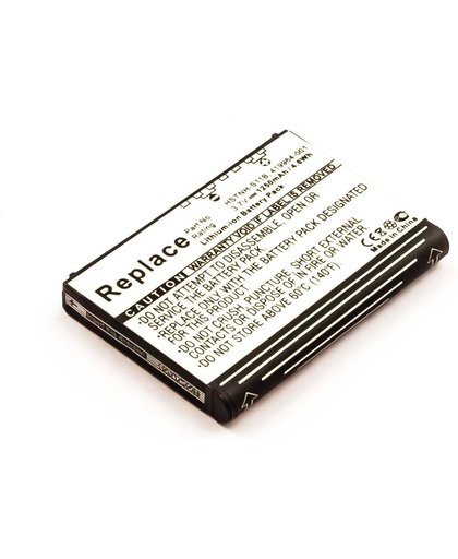 Battery HP Com iPAQ rx4000, rx4240 series, Li-ion, 3,7V, 1250mAh, 4,6Wh