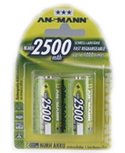 Ansmann C Batterijen - 2 stuks - 2500 mAh