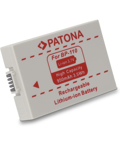 PATONA Battery for Canon BP-110 Canon HF R26 Canon HF 28 Canon HF 206