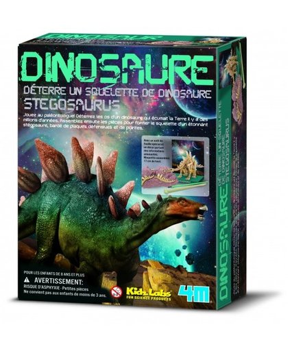 4M Kidzlabs: Graaf Je Dinosaurus Op Stegosaurus Franstalig