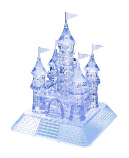 Crystal Puzzle 3D Kasteel Transparant: 105 Delig