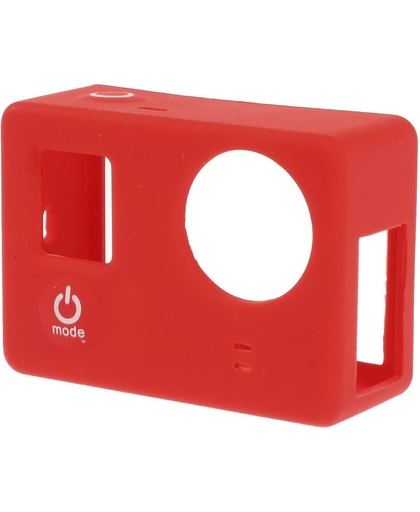 Silicone Case Rood voor GoPro Hero 3/3+ zonder LCD BacPac