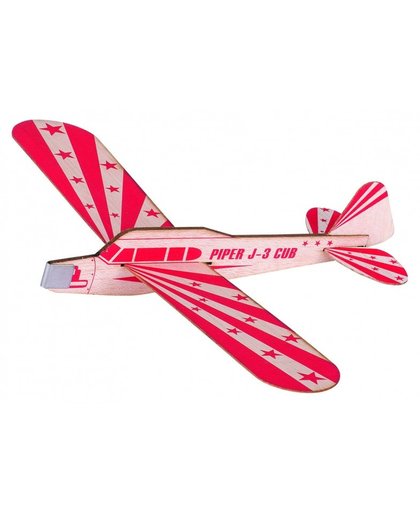 Goki Houten Zweefvliegtuig Piper J 3 Club: 28,8 cm
