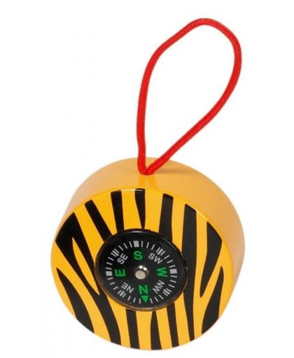 Goki Kompas: Safari Oranje Met Zwart 5 cm