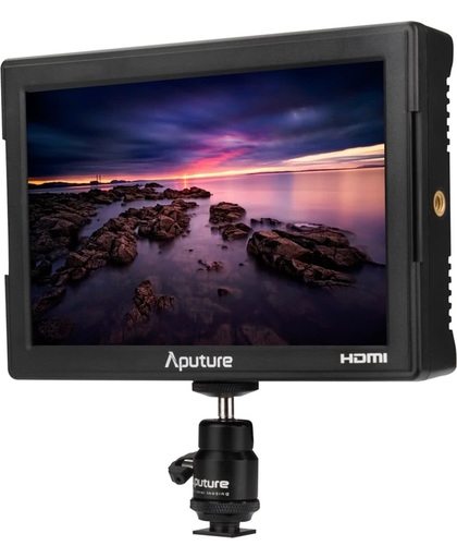 Aputure VS-5 7 inch FineHD Screen 160 Degrees Viewing Angle Video Recorder SDI Monitor met Sun Shade, Support HDMI / HD-SDI Input