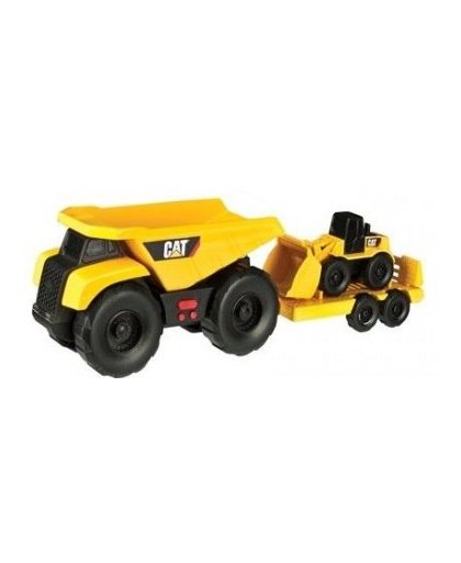 Toystate Caterpillar Mini Trailer met bulldozer geel/zwart