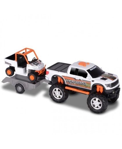 Toystate Road Rippers: Ford F 150 sport trailer wagen wit