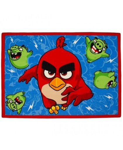 Angry Birds speelkleed rood/blauw 95 x 133 cm