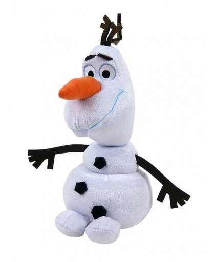 Ty Frozen Olaf knuffel met geluid 30 cm wit