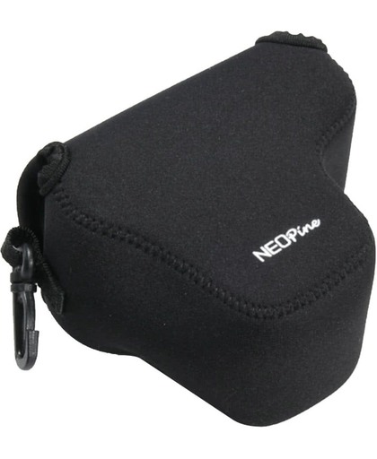NEOpine Neoprene Shockproof Soft hoesje Bag met Hook voor Olympus E-PL7 Camera(zwart)