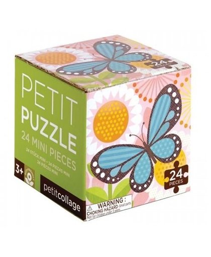 Petit Collage Puzzel vlinder 24 delig