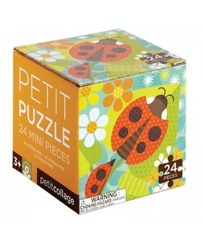 Petit Collage Puzzel lieveheersbeestje 24 delig