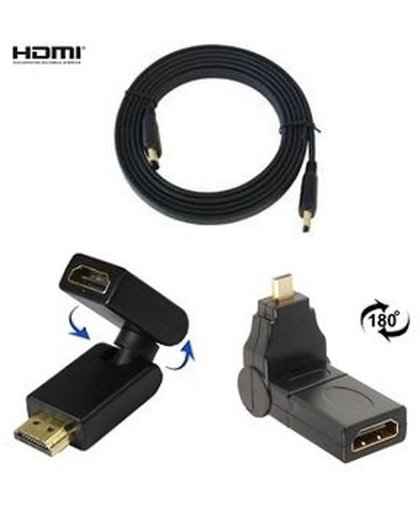 KD Interactive HDMI 1.4 kabel 3 meter voor Kurio Tab2 Telekids. Kurio Smart.