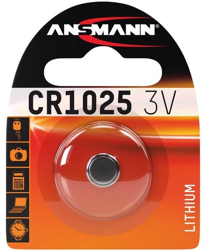 Ansmann 3V Lithium CR1025 Lithium 3V niet-oplaadbare batterij