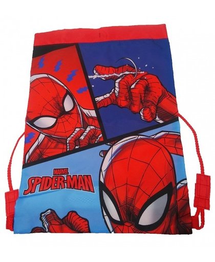Marvel Spider Man gymtas rood/blauw 44 x 30 cm