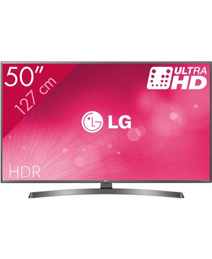 LG 50UK6750PLD LED TV 127 cm (50") 4K Ultra HD Smart TV Wi-Fi Zwart