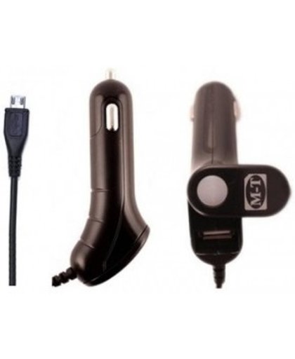Autolader voor Garmin zumo 390 LM   - Extra USB poort