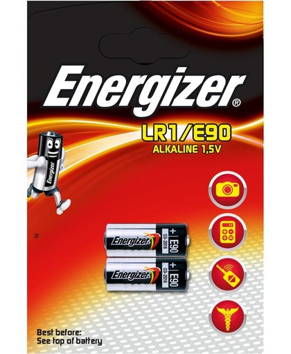 Energizer niet-oplaadbare batterijen Batterij Energizer E90/LR1/pak 2