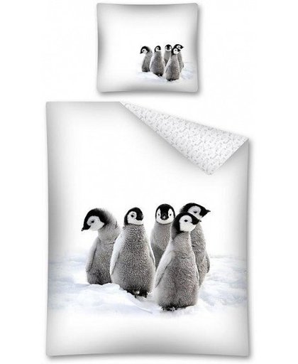 Amigo dekbedovertrek pinguïns 140 x 200 cm