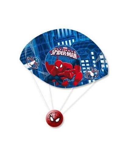 Marvel parachute Spider Man 45 cm rood/blauw