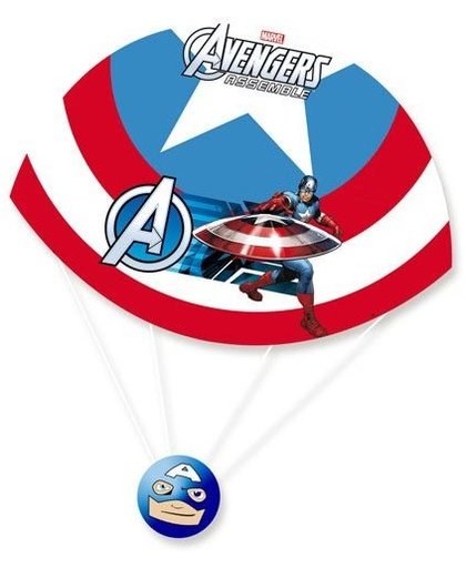 Marvel parachute Avengers: Captain America 45 cm blauw/rood