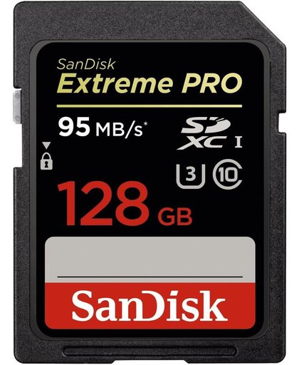 SanDisk SDXC Extreme Pro 128GB 95MB/s V30