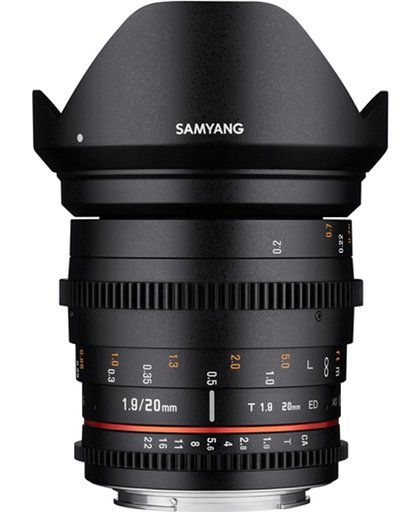Samyang 20mm T1.9 VDSLR ED AS UMC Nikon