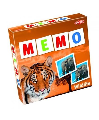 Tactic memory spel Wildlife Memo