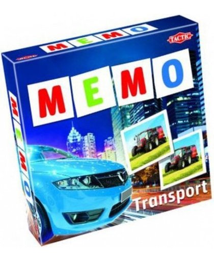 Tactic memory spel Transport Memo