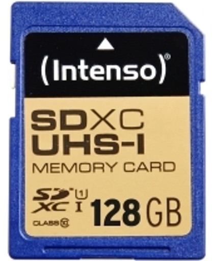 Intenso SDXC 128GB 128GB SDXC UHS Klasse 10 flashgeheugen