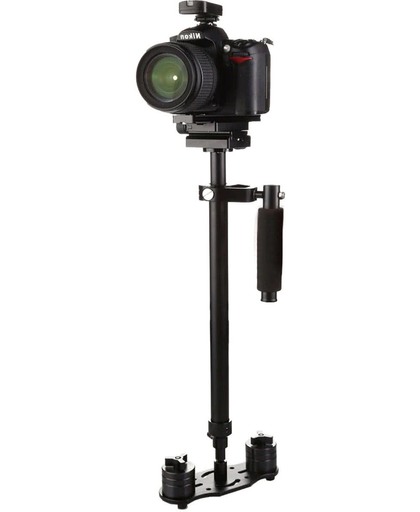 S80+ Enhanced Edition 80cm Handheld Stabilizer met Quick Release Plate voor Camcorder DV Video Camera DSLR(zwart)