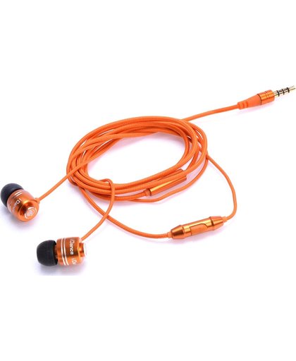 iDance EB-X202 In-ear Stereofonisch Bedraad Oranje mobiele hoofdtelefoon