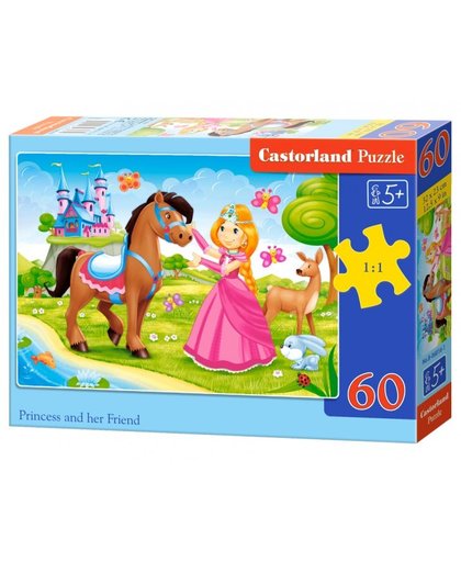 Castorland legpuzzel Little Princess and her Friend 60 stukjes