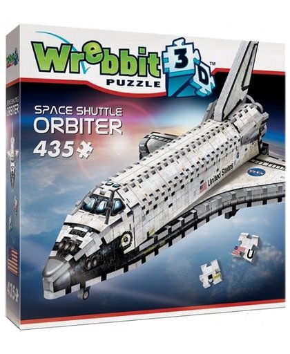 Wrebbit 3D puzzel Space Shuttle 435 stukjes