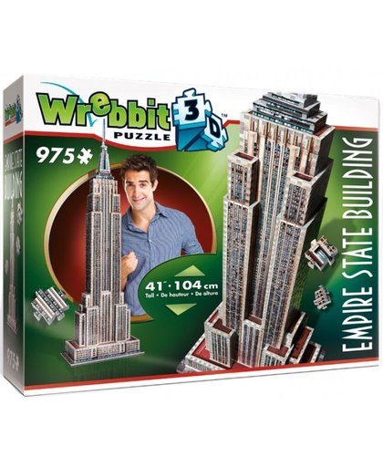 Wrebbit 3D puzzel Empire State Building 975 stukjes