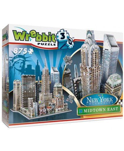 Wrebbit 3D puzzel New York Midtown East 875 stukje