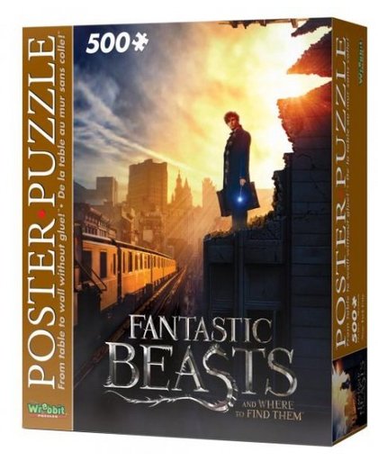 Wrebbit poster puzzel Fantastic Beasts New York City 500 stukjes