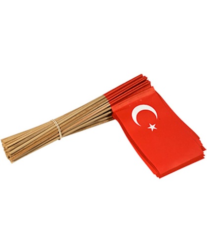 Vlaggetje Turkije 50 st.