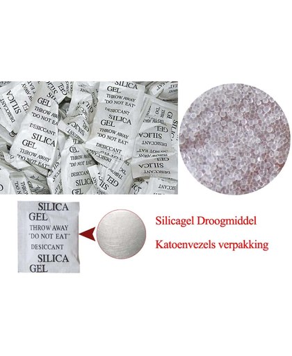 60 * Zakjes Silicagel droogmiddel / Silica gel desiccant