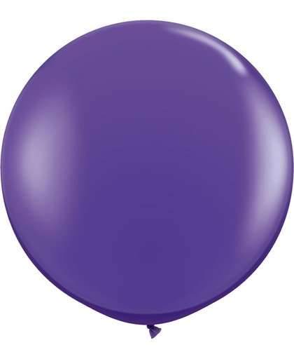 Paarse ballon XL - 90cm