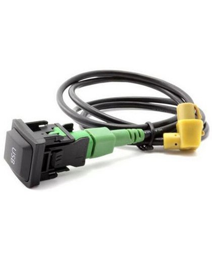 USB Audio Switch Cable Harness RCD510 RCD300 + Voor Volkswagen VW Voor Golf MK6 Jetta MK5 Polo